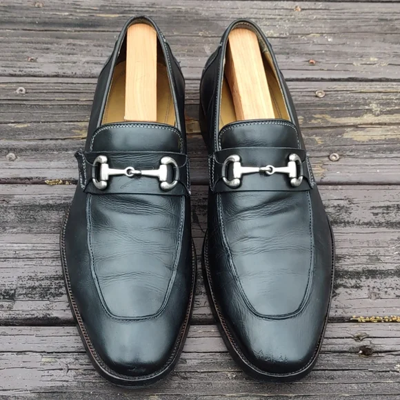 Johnston & Murphy Classic Horse-bit Loafers with Silver tone  display picture 1